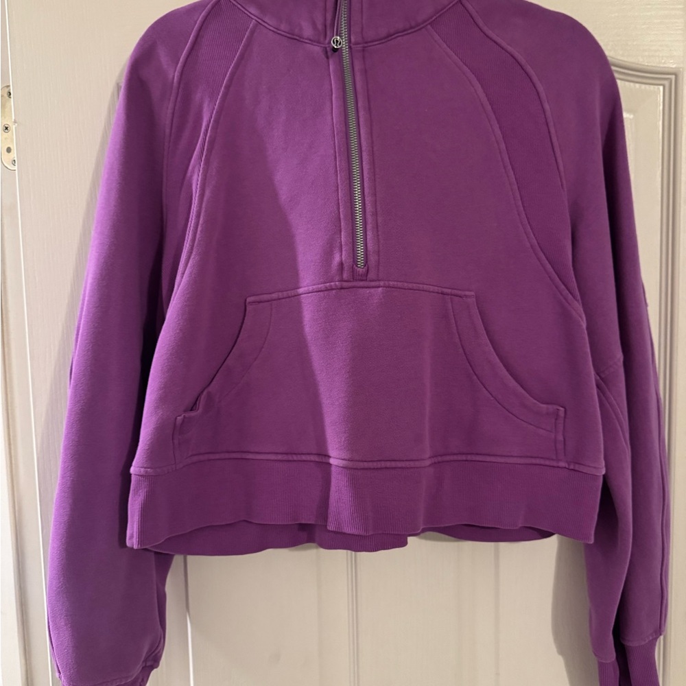 Lululemon scuba over-sized half zip hoodie